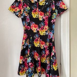 Floral Scuba Dress